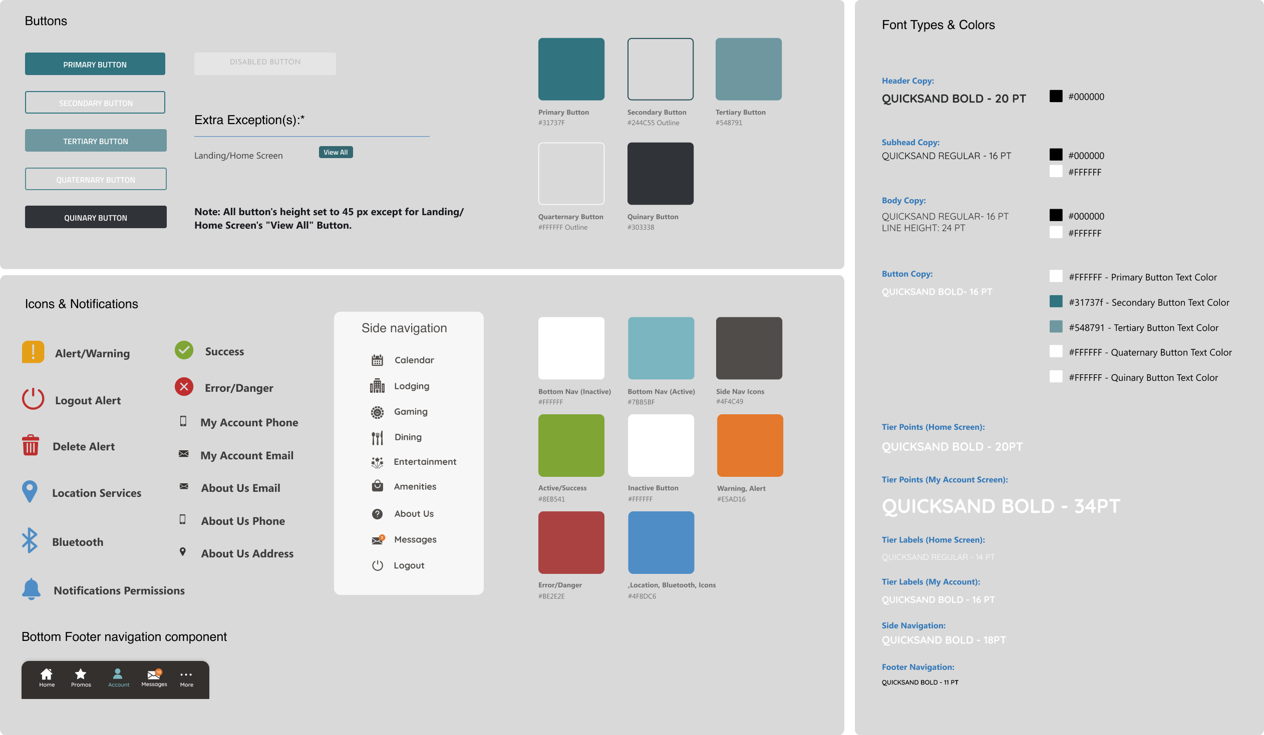 Del Lago Style Guide